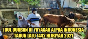 Idul Adha di Yayasan Alpha Indonesia
